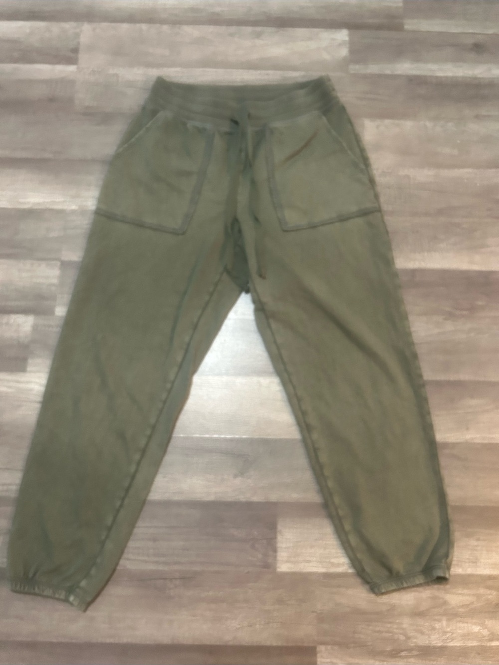 aerie Olive Green Women’s Jogger lightweight Sweatpants size medium